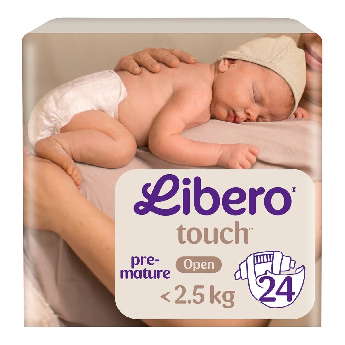 Підгузки Libero Touch Розмір 0 (0-2.5 кг) 24 шт