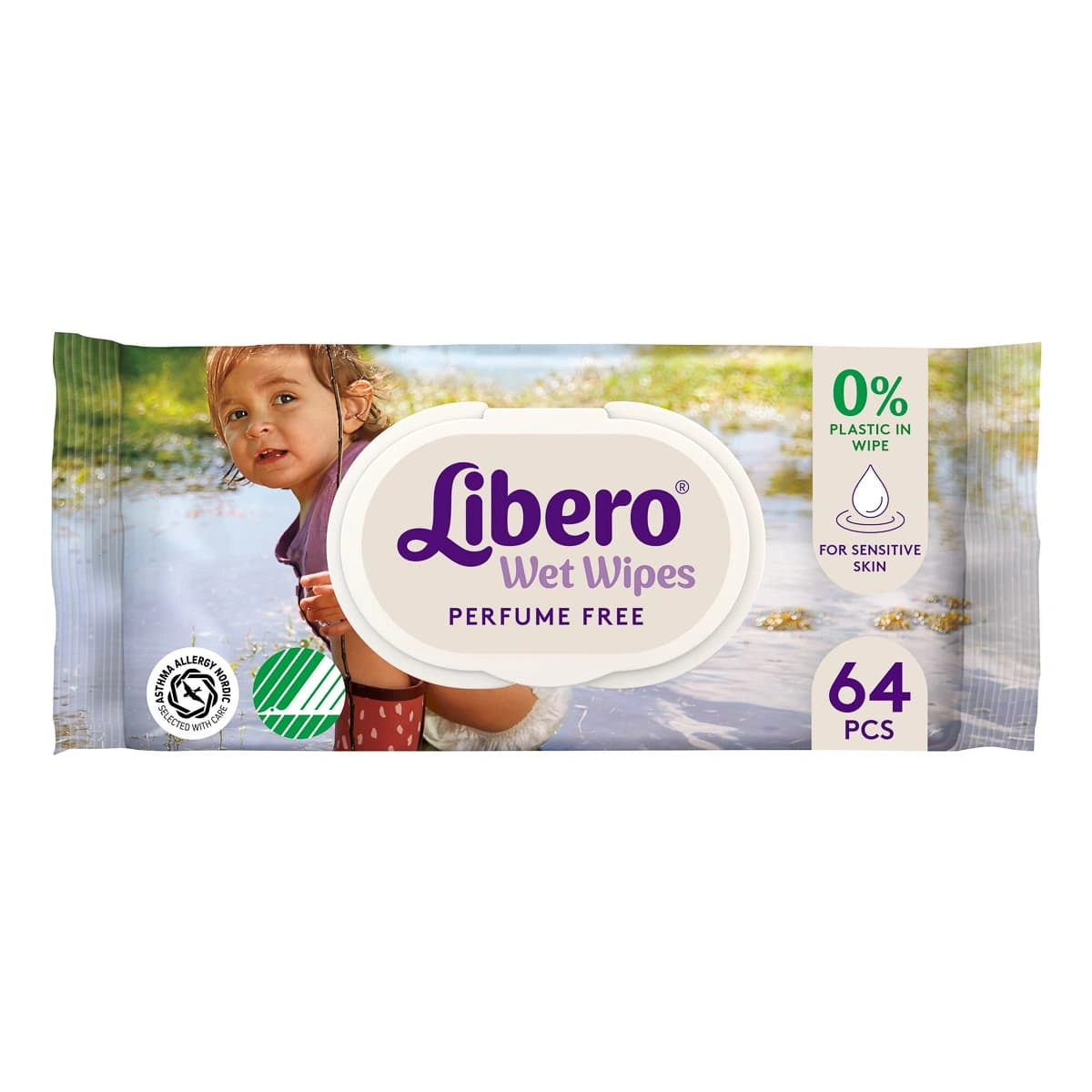 Серветки Libero Easy Change 64 шт 4356