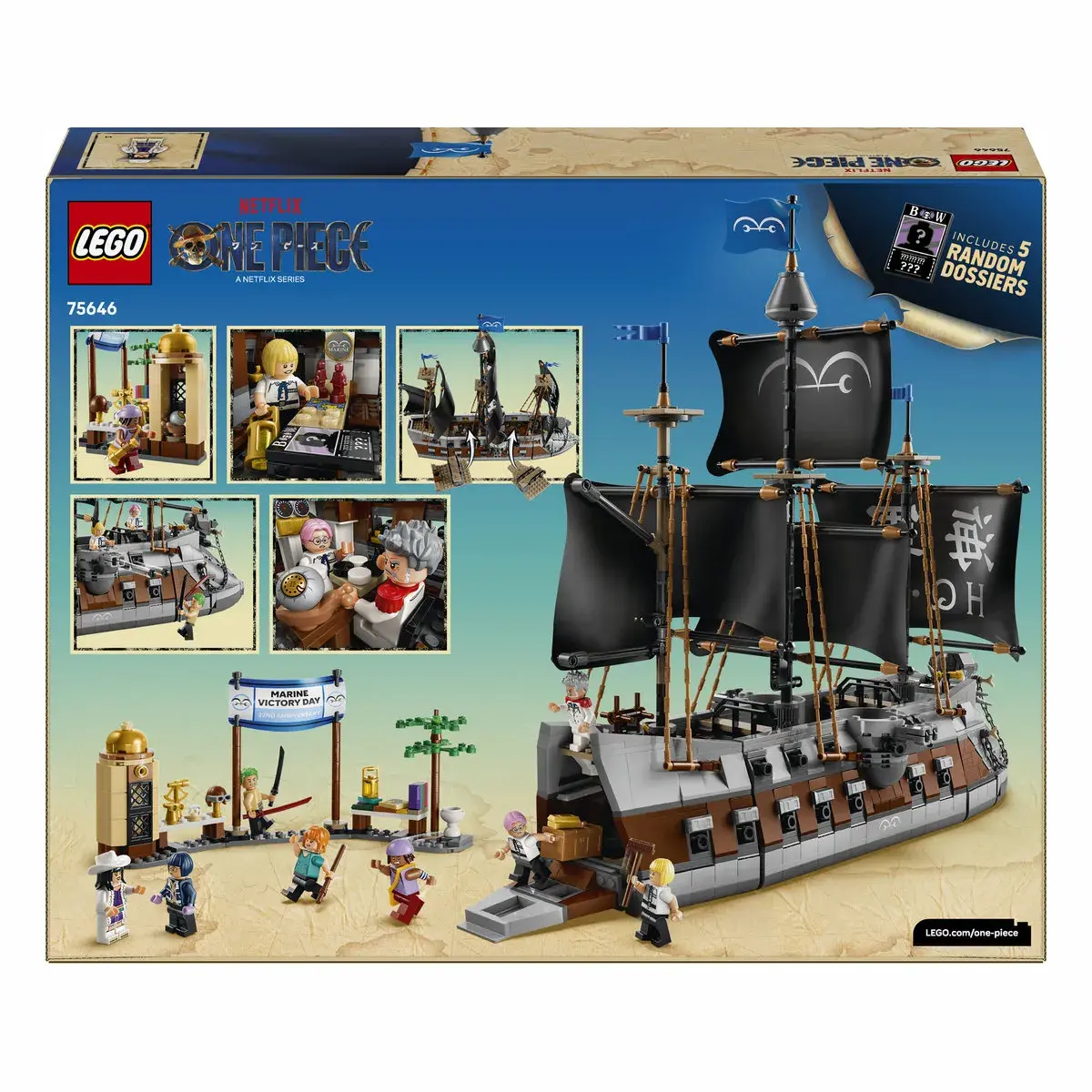 LEGO ONE PIECE Морський бойовий корабель Ґарпа 75646 — фото 9