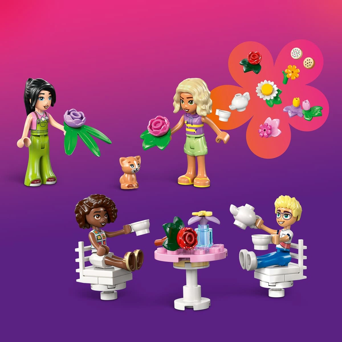 LEGO Friends Кавʼярня з рослинами і квіткова крамниця 42671 — фото 8