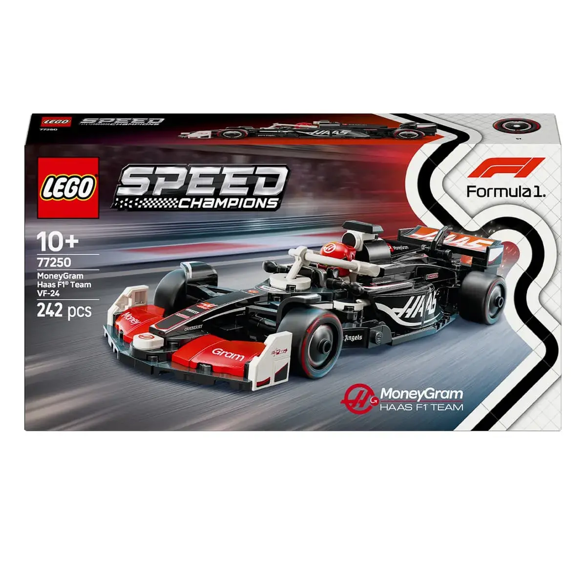 LEGO Speed ​​Champions Автомобіль для перегонів MoneyGram Haas F1 Team VF-24 77250
