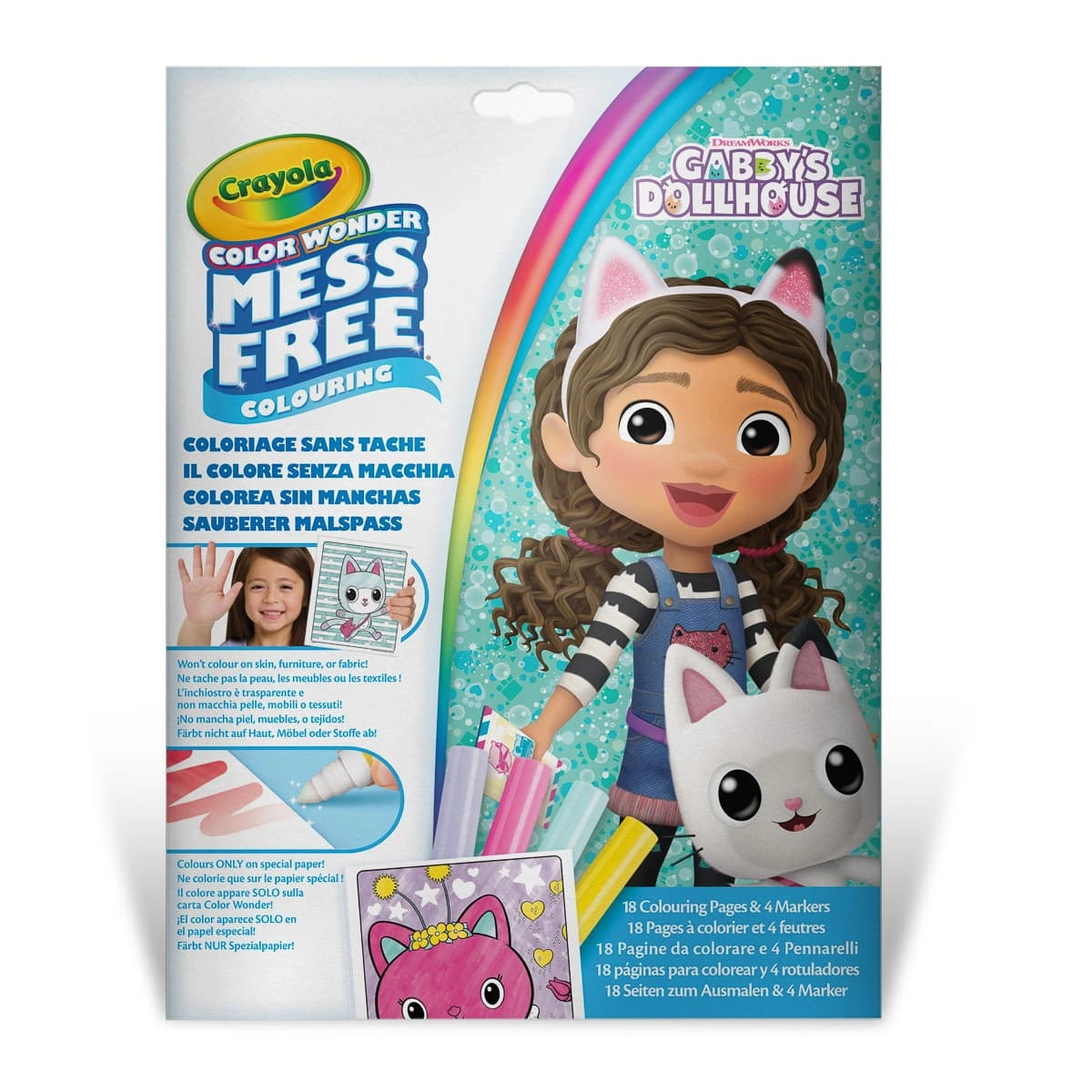 Набір для творчості Crayola Gabby's Doll's House Розмальовка з фломастерами 75-2861