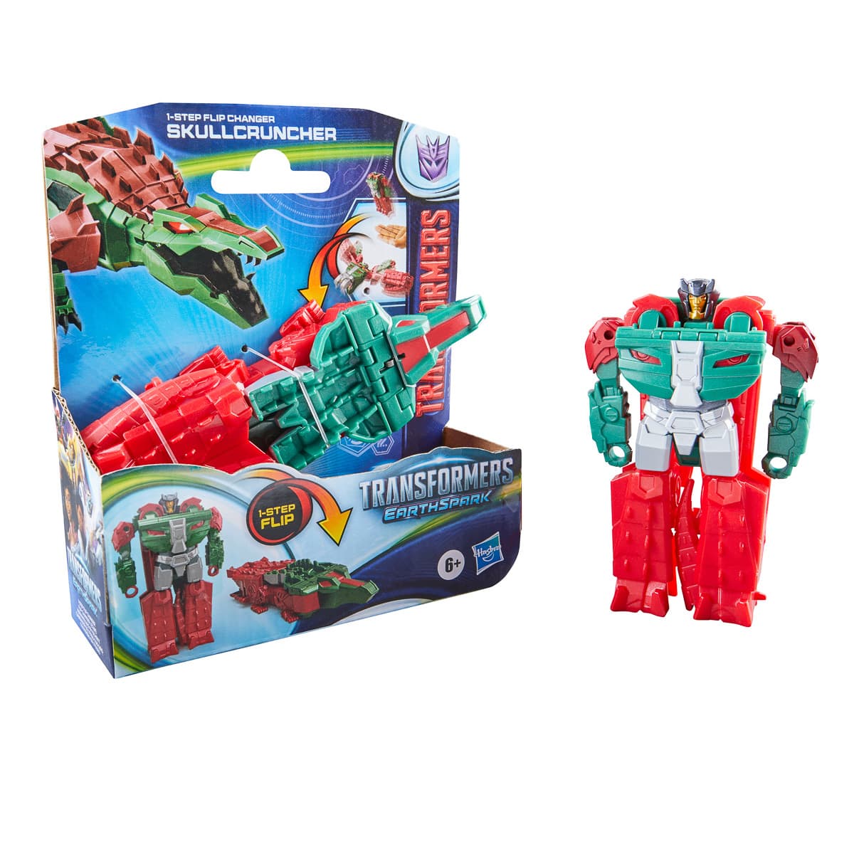 Іграшка-трансформер Hasbro EarthSpark 1 Step Flip Skullcruncher, F6229_F8661 — фото 3