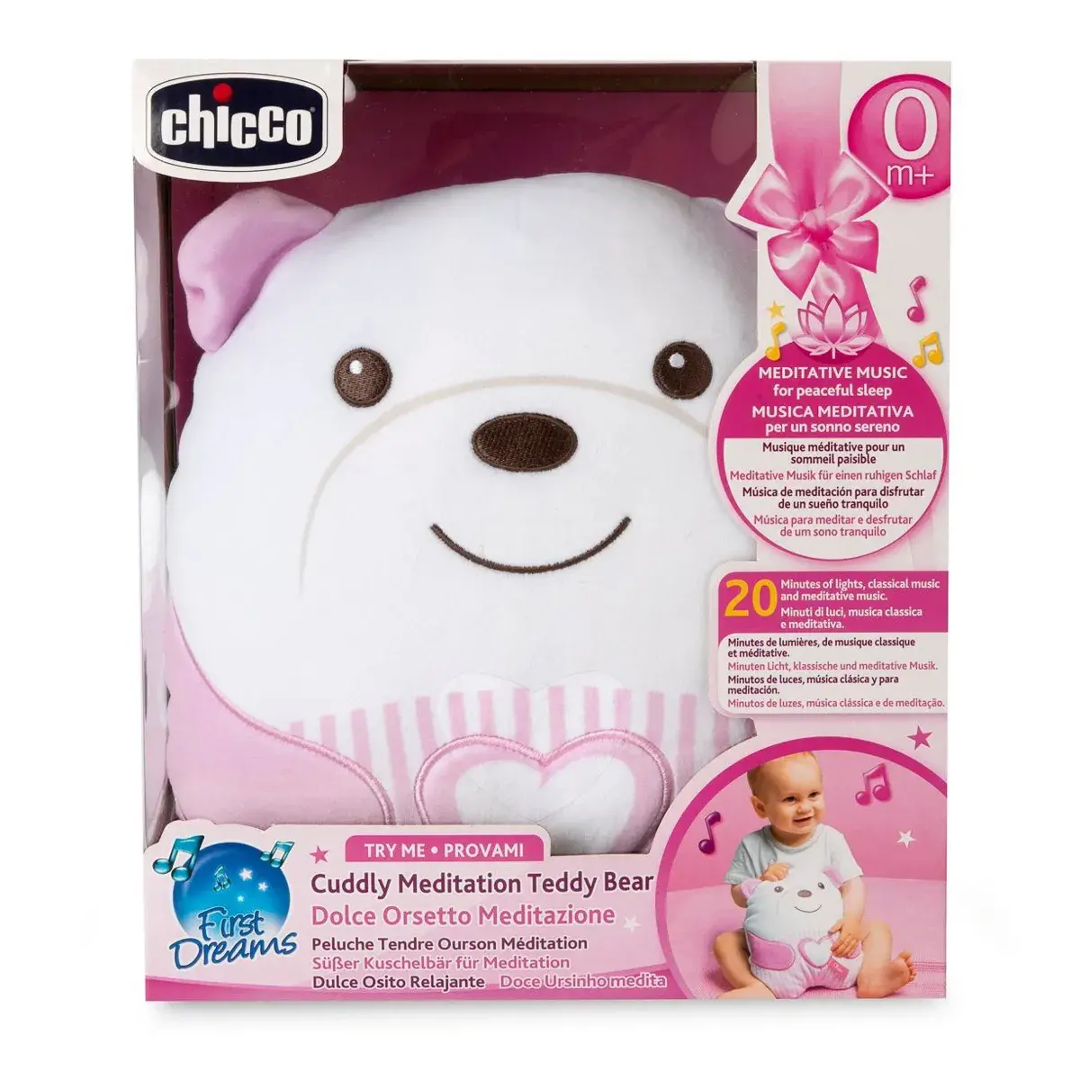 М'яка музична іграшка Chicco Заспокійливе ведмежа 12266.10 — фото 5