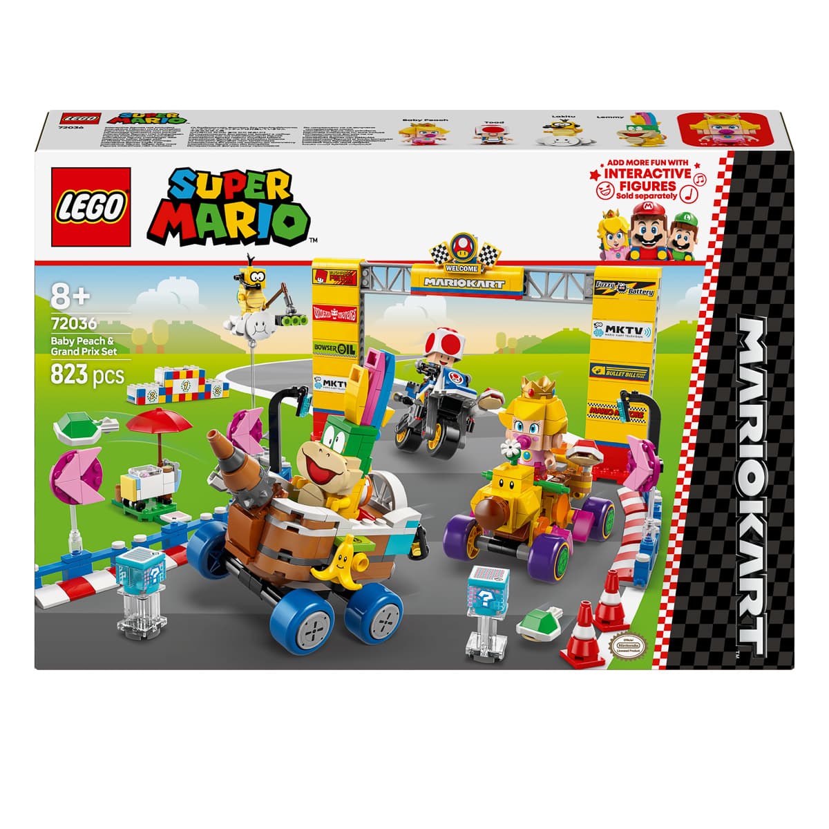 LEGO Super Mario Mario Kart – Baby Peach & Grand Prix. Набір 72036