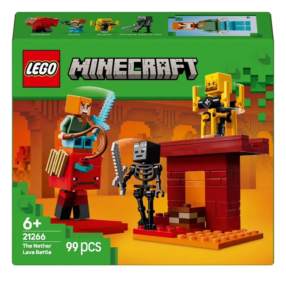 LEGO Minecraft Битва з лавою у Незері 21266