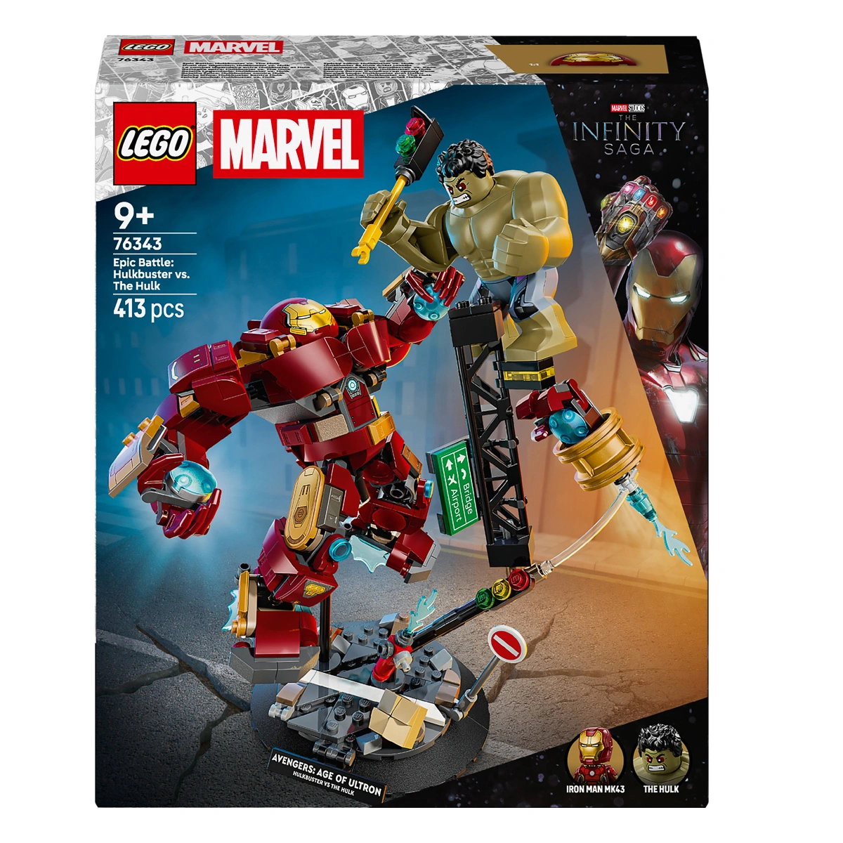 LEGO Super Heroes Marvel Легендарна битва: Халкбастер vs. Халк 76343