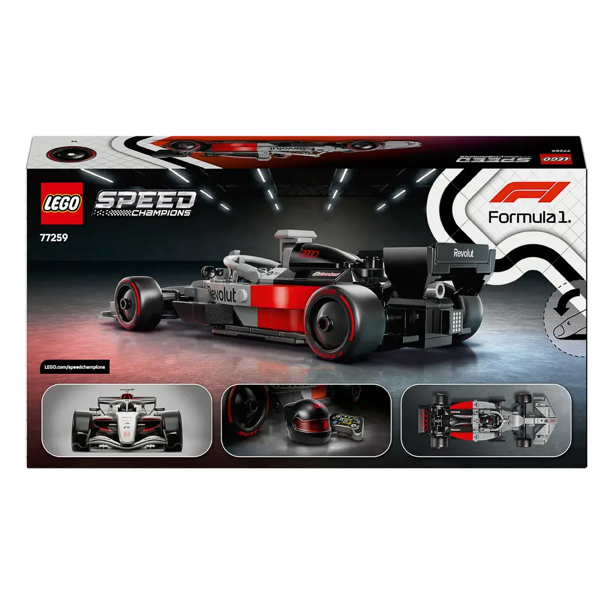 LEGO Speed Champions Гоночний автомобіль Audi Revolut F1 Team R26 77259 — фото 9