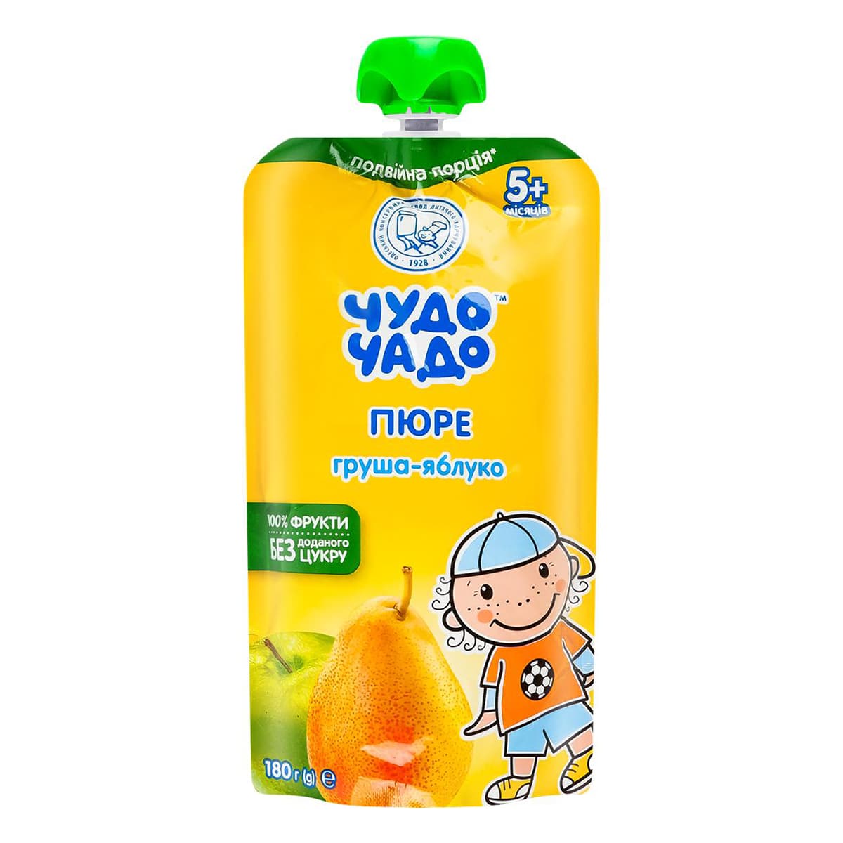 Пюре фруктове Чудо-чадо Груша Яблуко 180 г