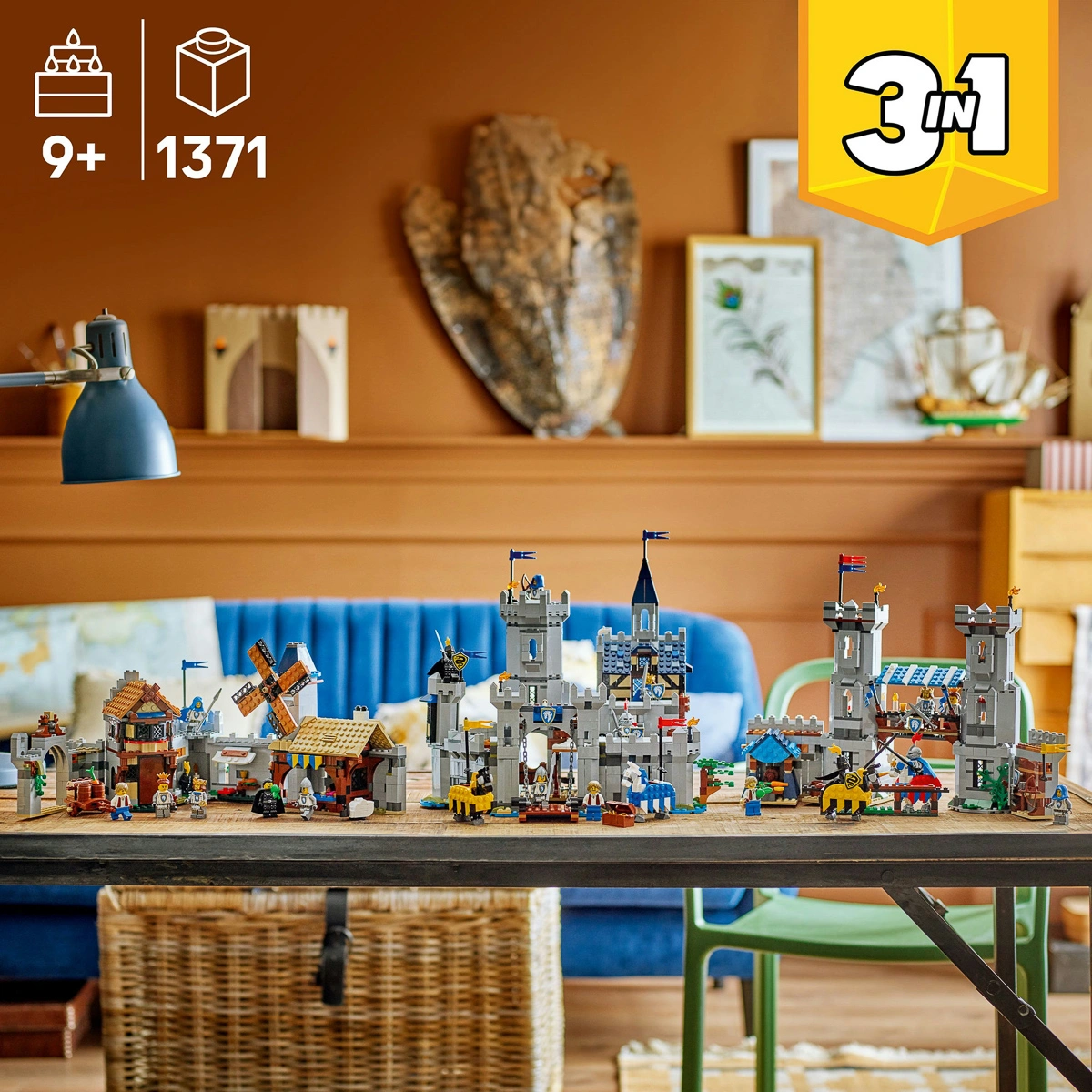 LEGO Creator Середньовічний замок із лицарем на коні 31168 — фото 4