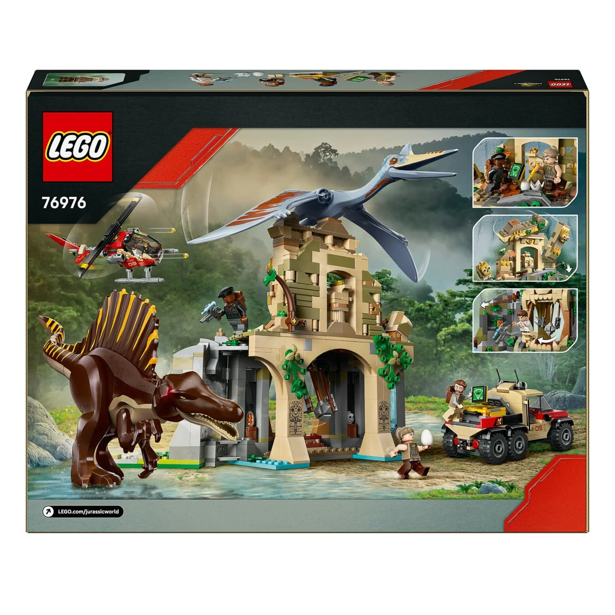 LEGO Jurassic World Повітряна місія зі спинозавром і кетцалькоатлем 76976 — фото 10