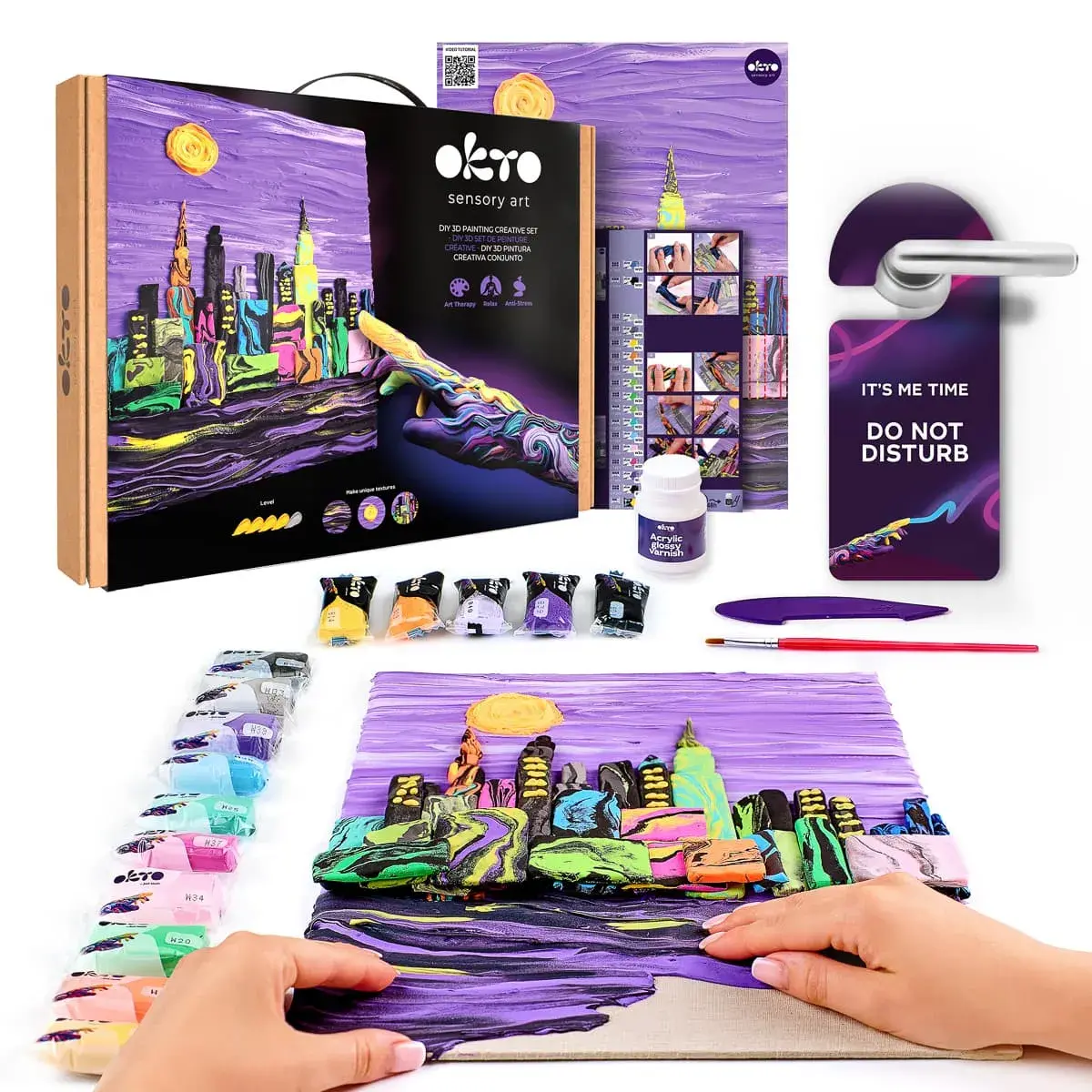 Набір для створення об'ємної картини Okto New York Skyline 30 х 40 см, 10040 — фото 2