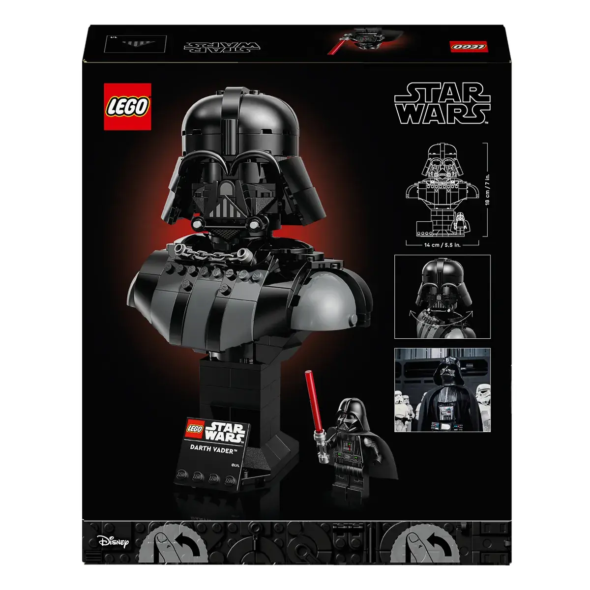 LEGO Star Wars Погруддя Дарта Вейдера 75439 — фото 9