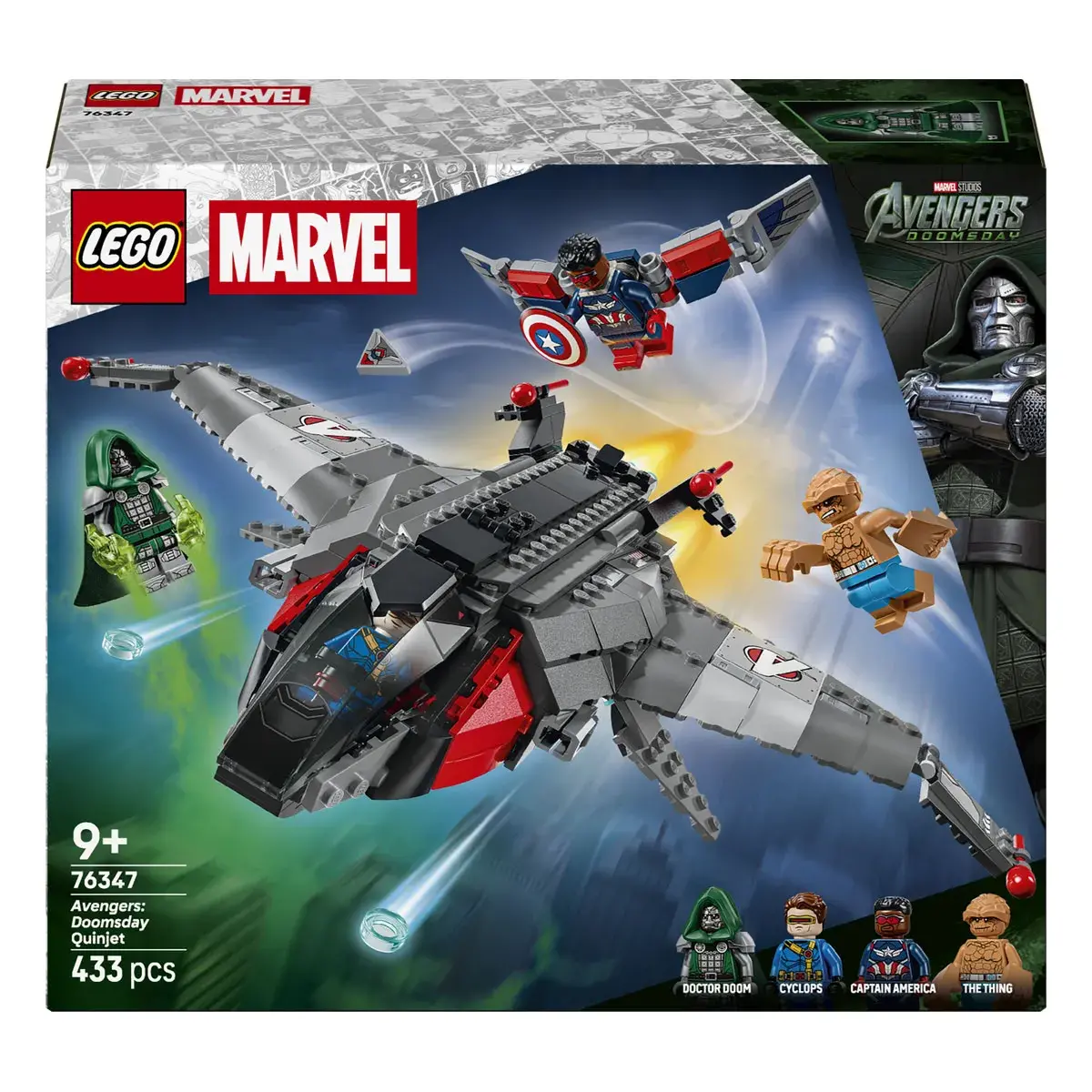 LEGO Super Heroes Marvel «Месники: Судний день». Квінджет 76347