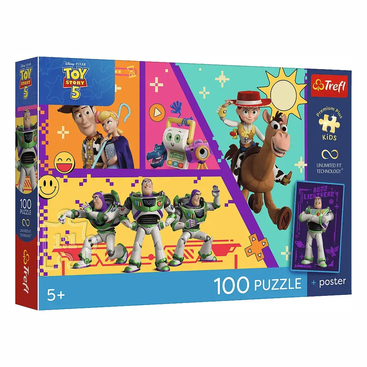 Пазл Trefl Toy Story 5 Іграшки в дії 100 ел (16556)