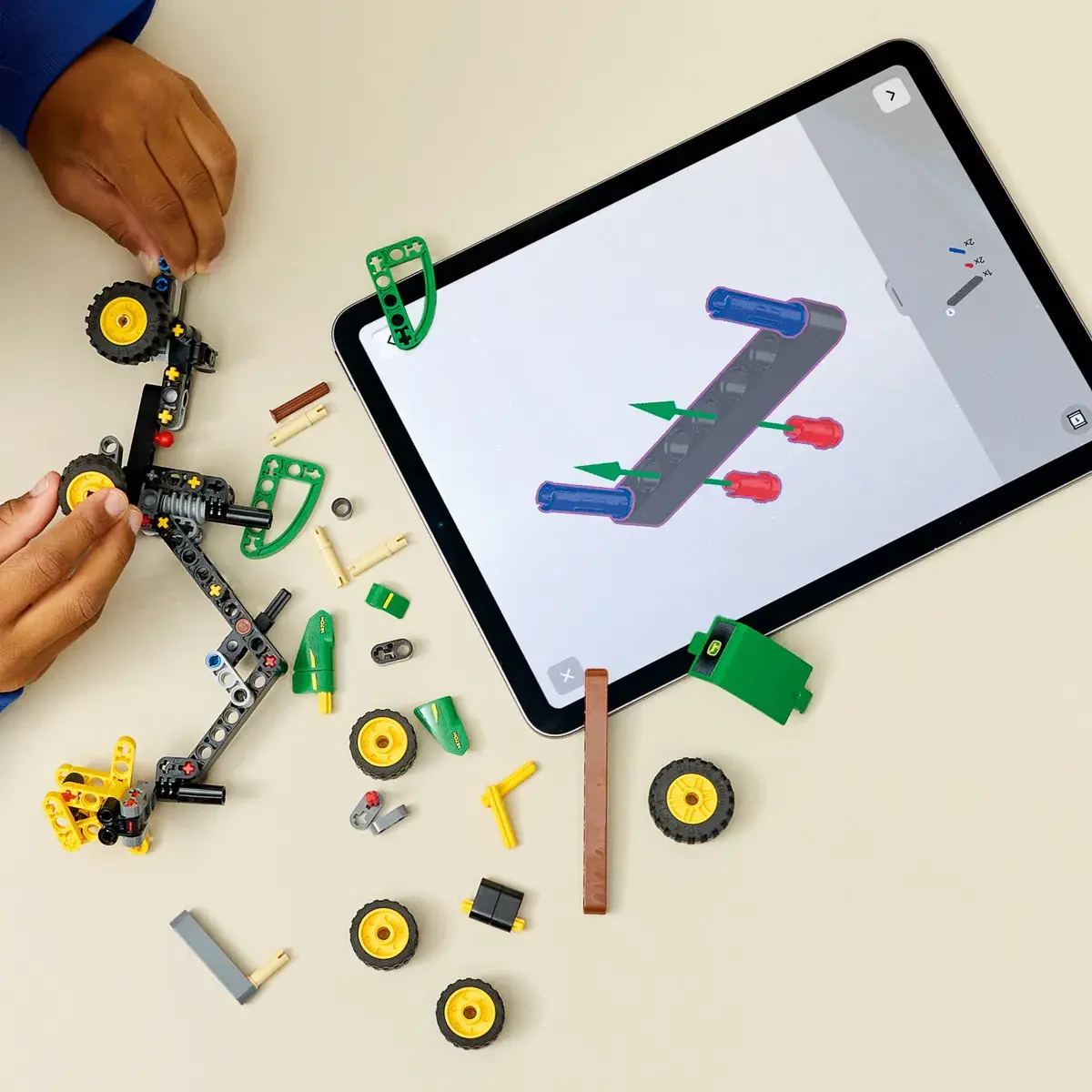 LEGO Technic Колісний комбайн John Deere 1470H 42218 — фото 9