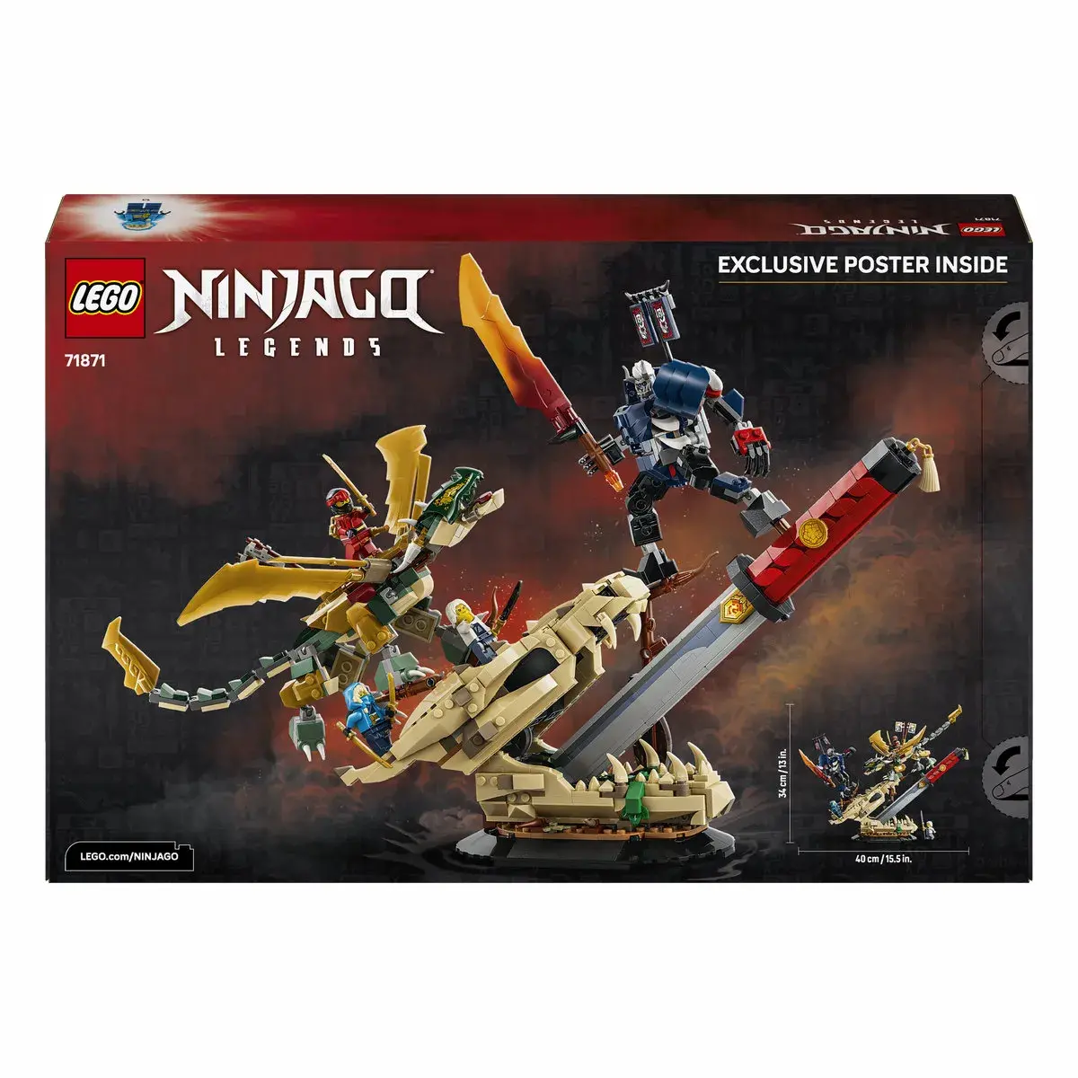 LEGO Ninjago Битва біля черепа Дракона з мечем 71871 — фото 8