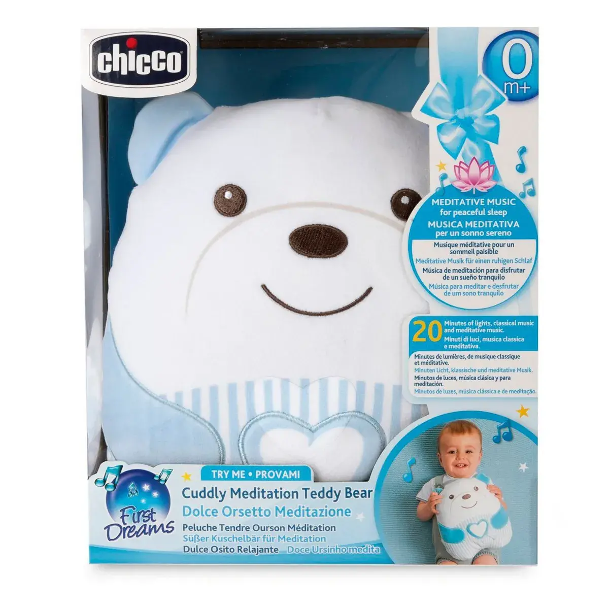 М'яка музична іграшка Chicco Заспокійливе ведмежа 12266.20 — фото 5