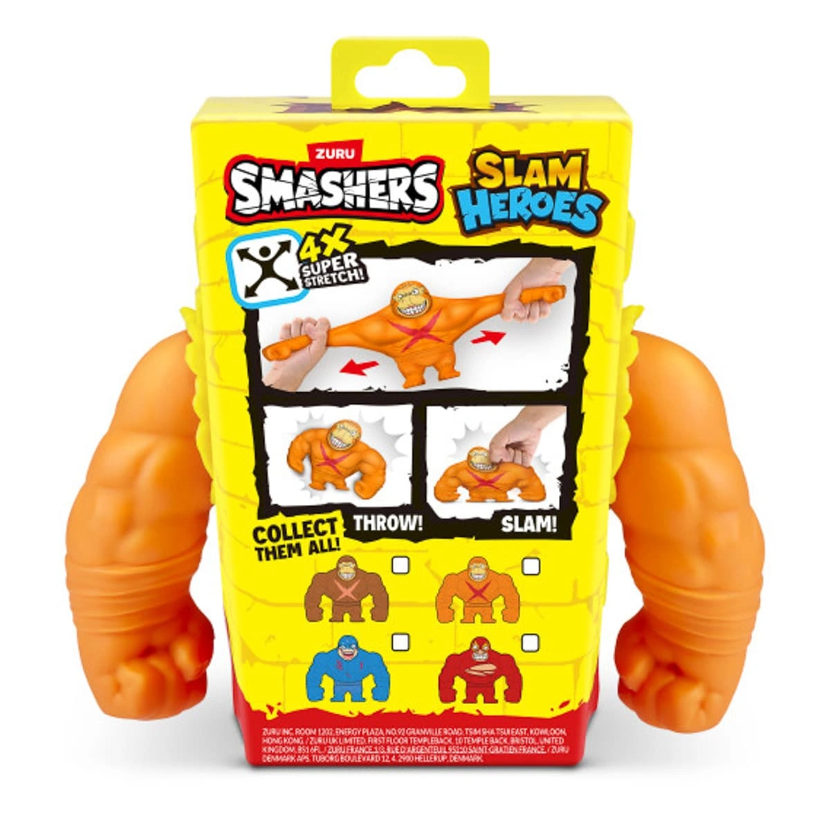 Стретч-іграшка Smashers Slam Heroes Orange Gorilla Помаранчева Горила — фото 3