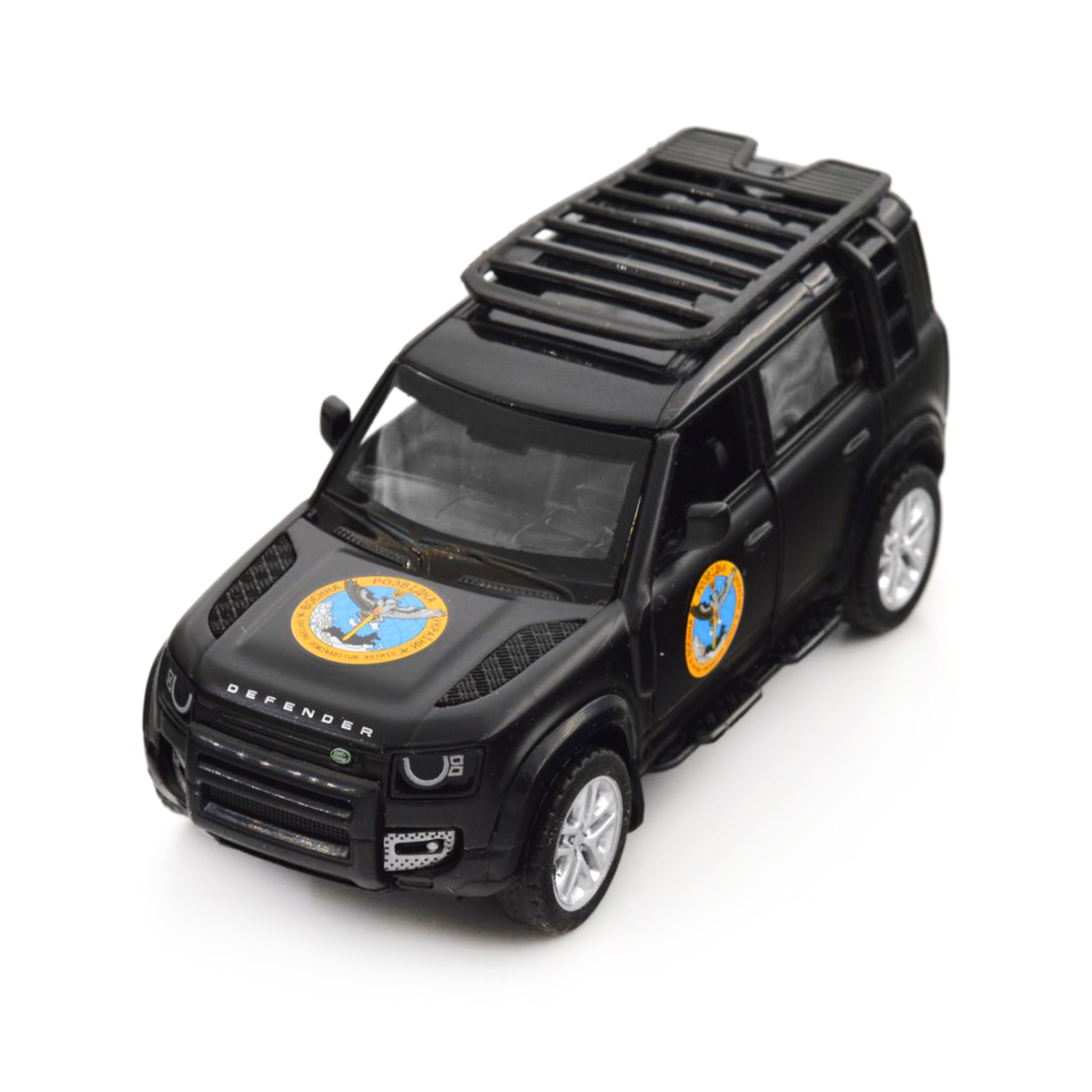 Колекційна модель TechnoDrive Шеврони Героїв Land Rover Defender 110 ГУР МО, 250364M