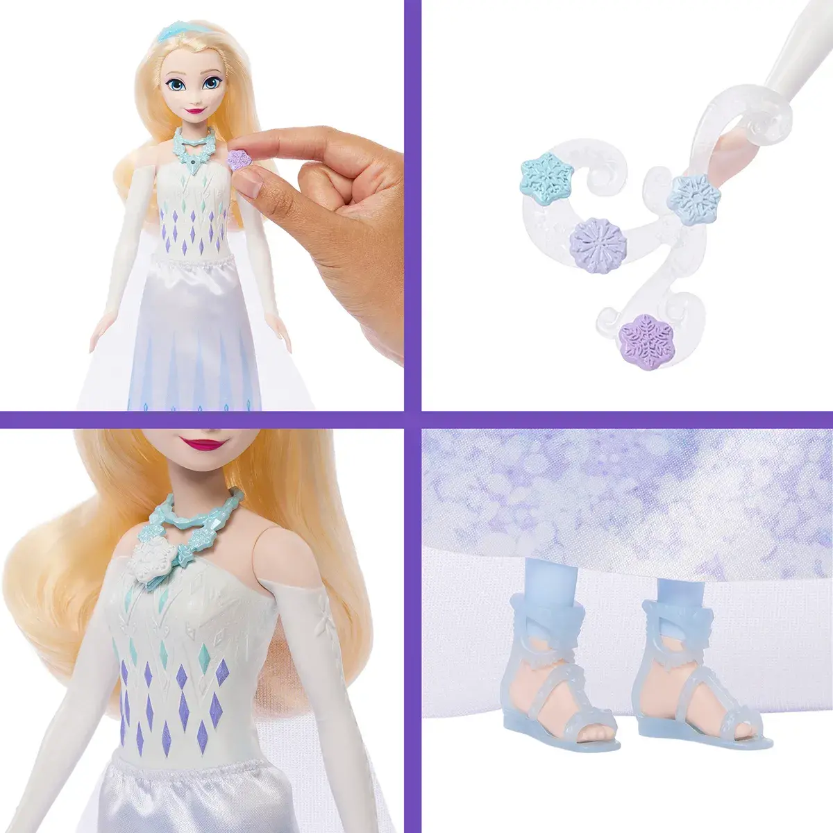 Набір-сюрприз з лялькою Ельзи Disney Frozen Сяйво самоцвітів (JJY36) — фото 5