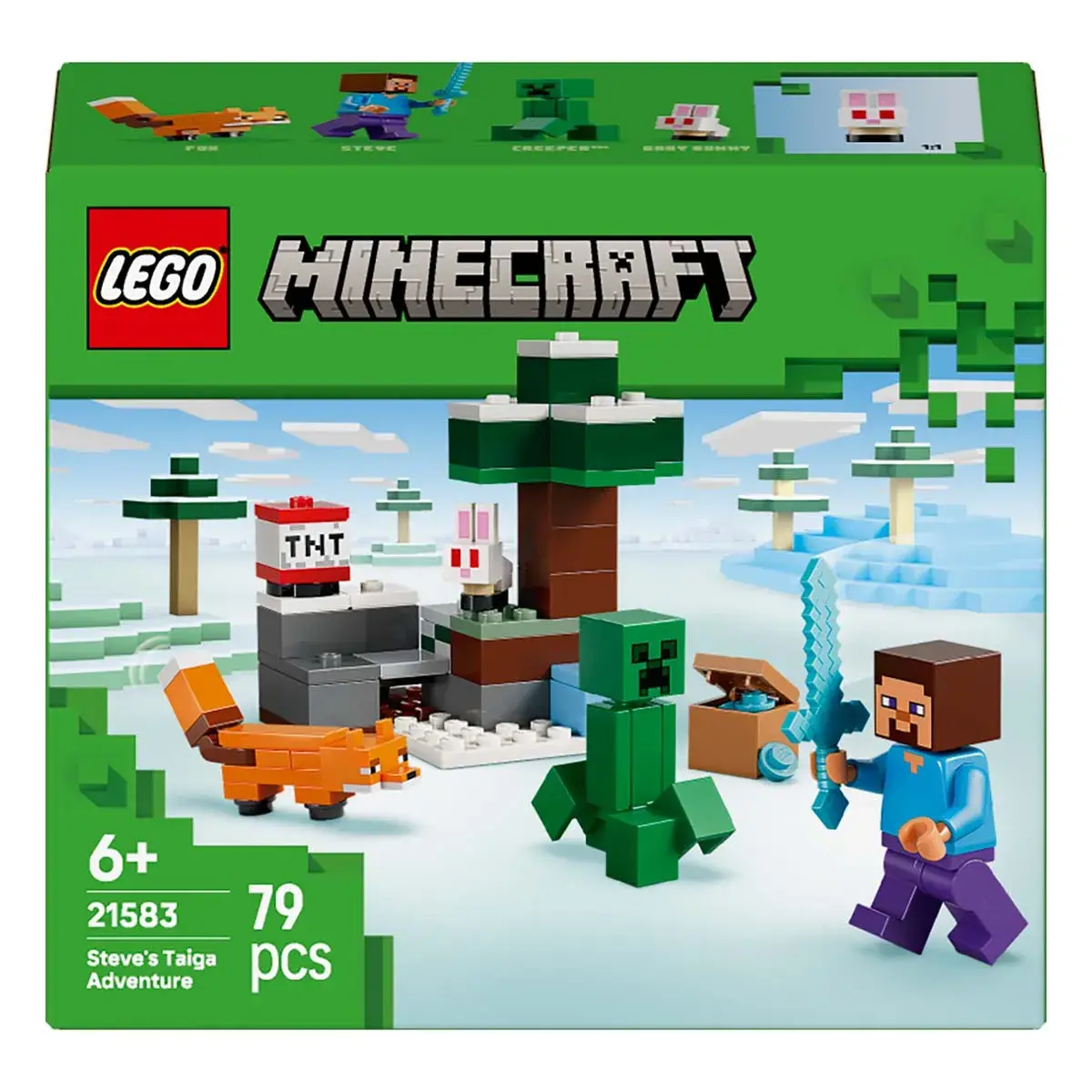 LEGO Minecraft Пригоди Стіва в тайзі 21583