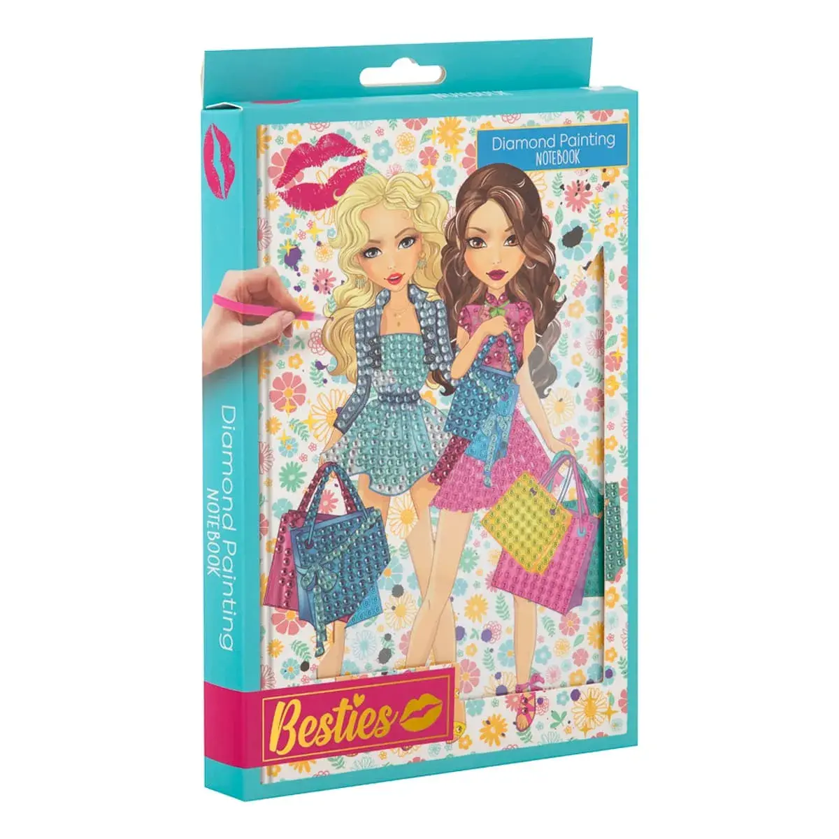 Блокнот Besties Алмазний розпис А5, 961006