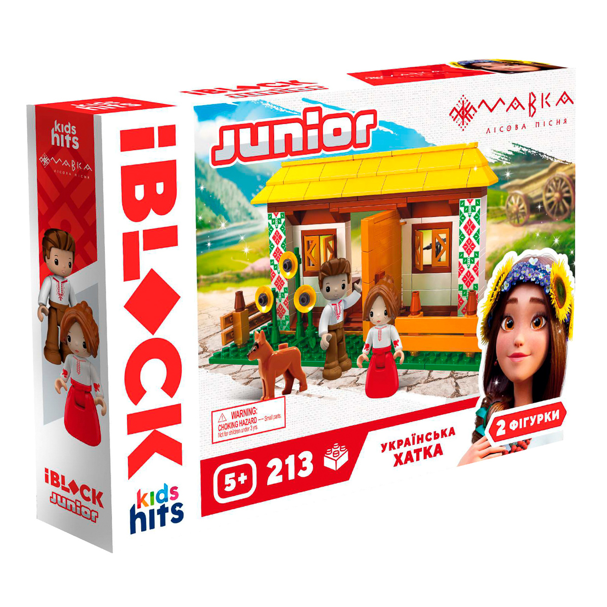 Конструктор Iblock Junior Mavka Український дім 213 ел, PL-921-521