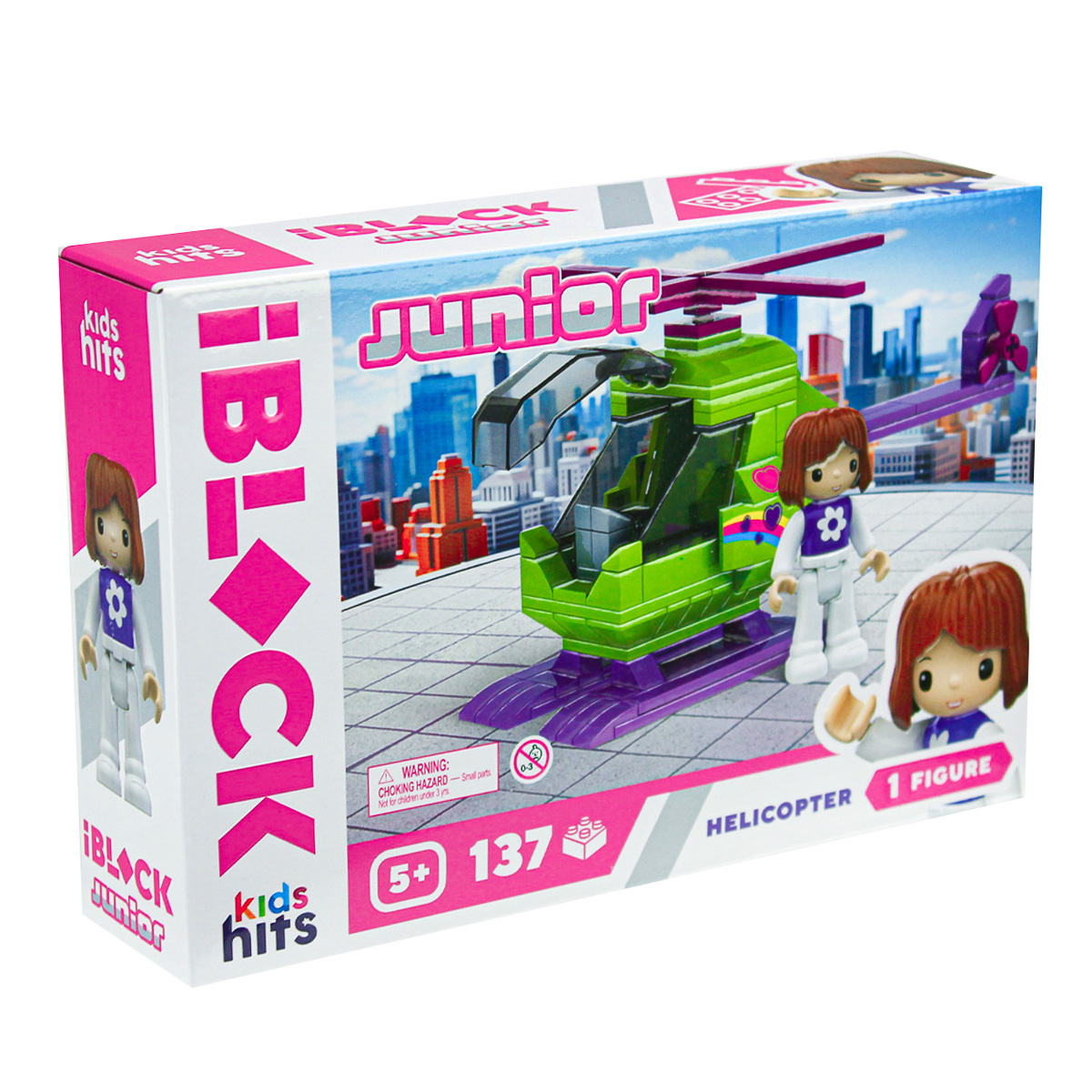 Конструктор Iblock Junior Helikoper 137 ел, KH08/012/03