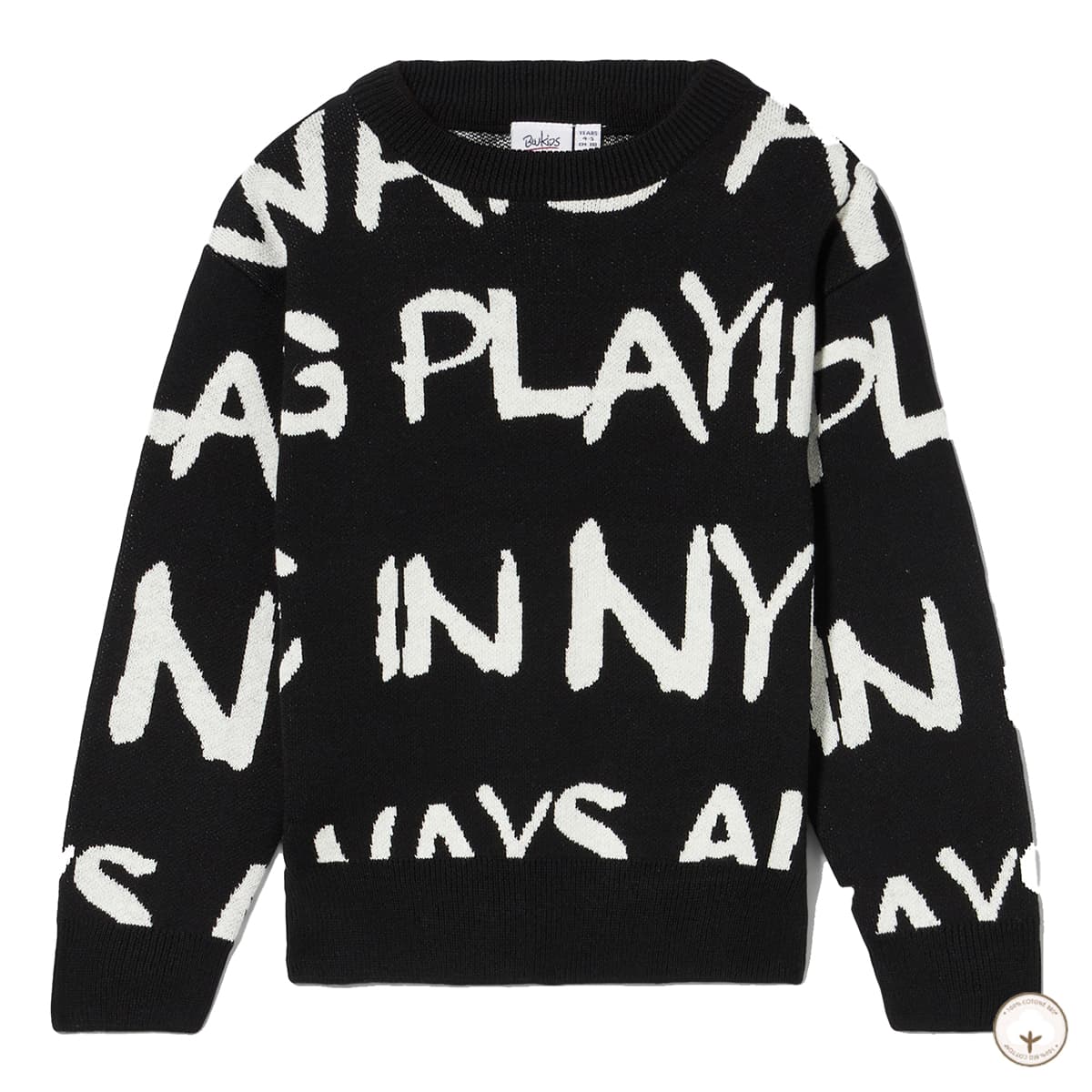 Светр Blukids Better Cotton Play in Black