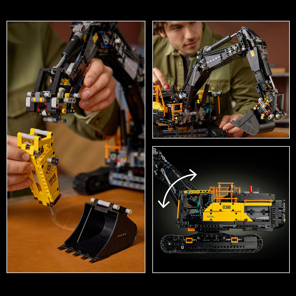 LEGO Technic Екскаватор Volvo EC500 Hybrid 42215 — фото 10