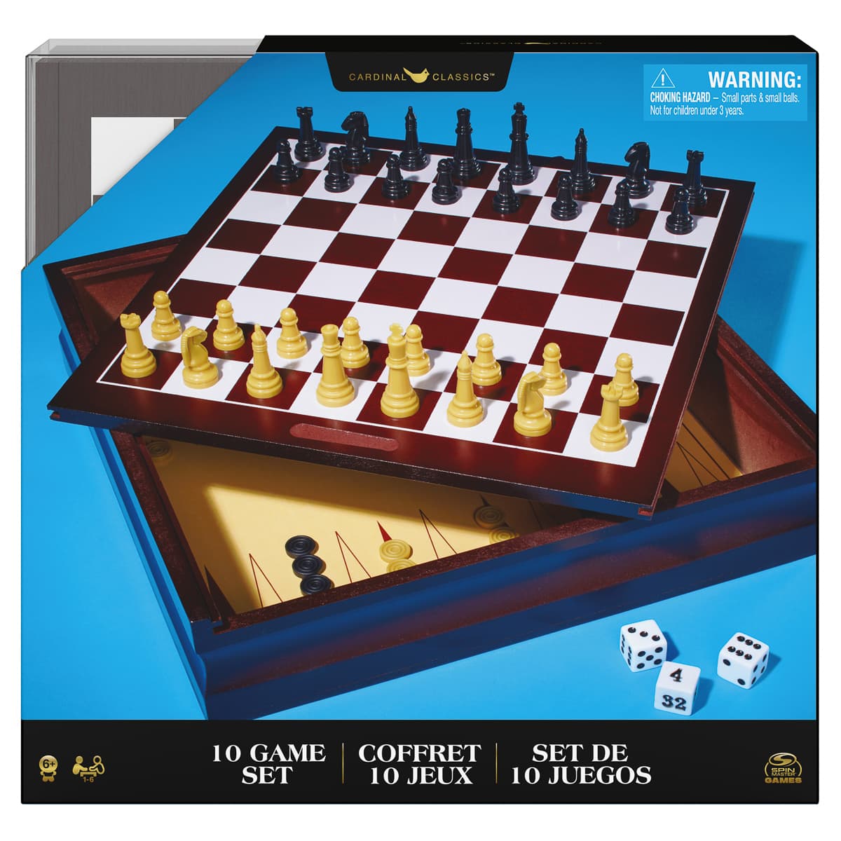 Набір настільних ігор Spin Master 10 Game Set (укр), SM98376/6065366