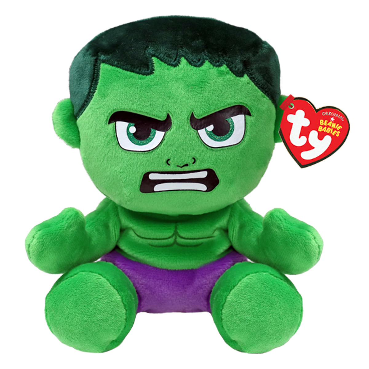 М'яка іграшка TY Inc Marvel Халк 15 см, 44004