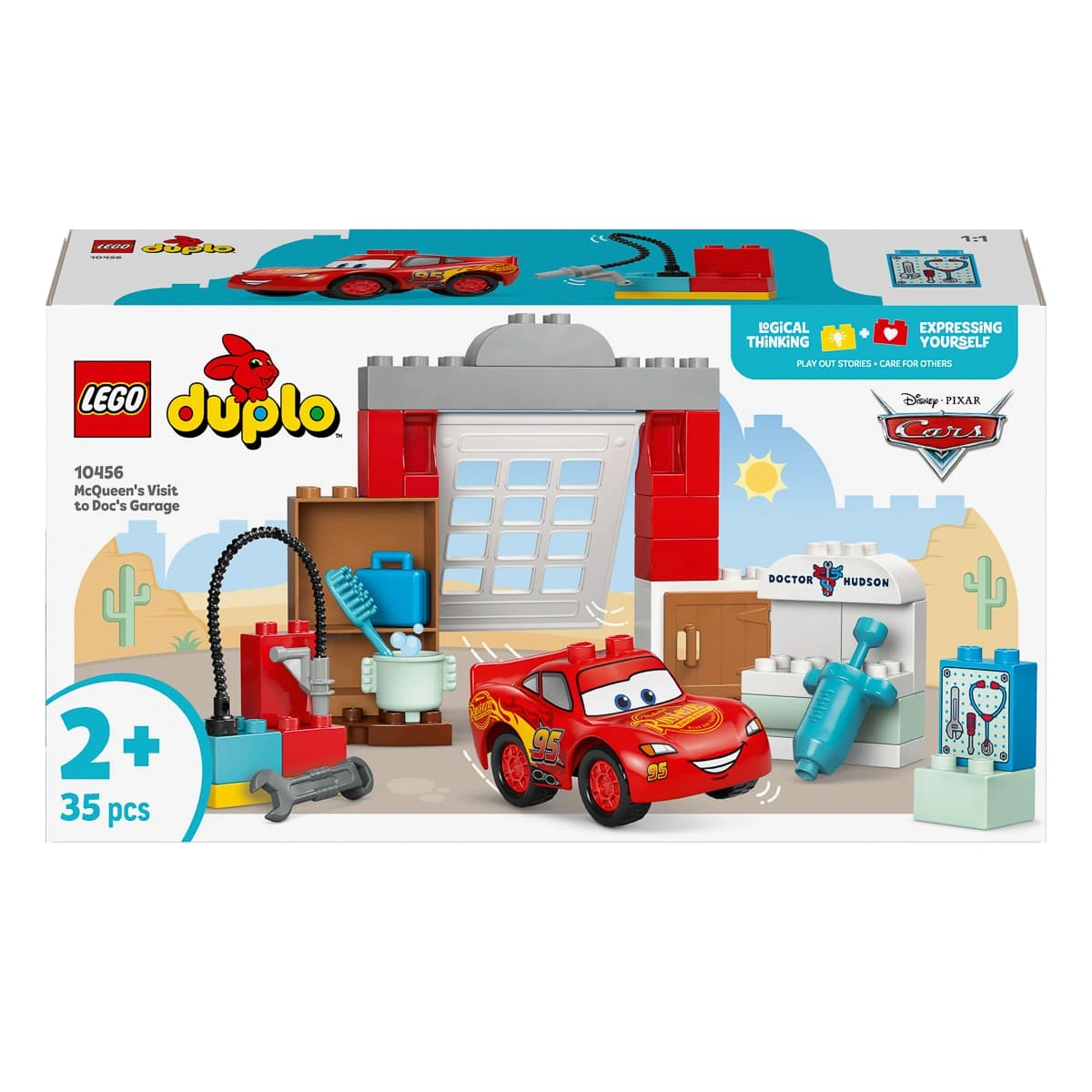 LEGO DUPLO Візит МакКвіна в гараж Дока 10456