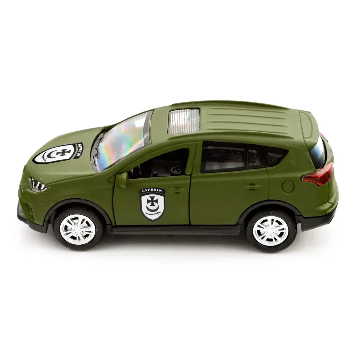Колекційна модель TechnoDrive Шеврони Героїв Toyota RAV4 Буревій, KM6198 — фото 3