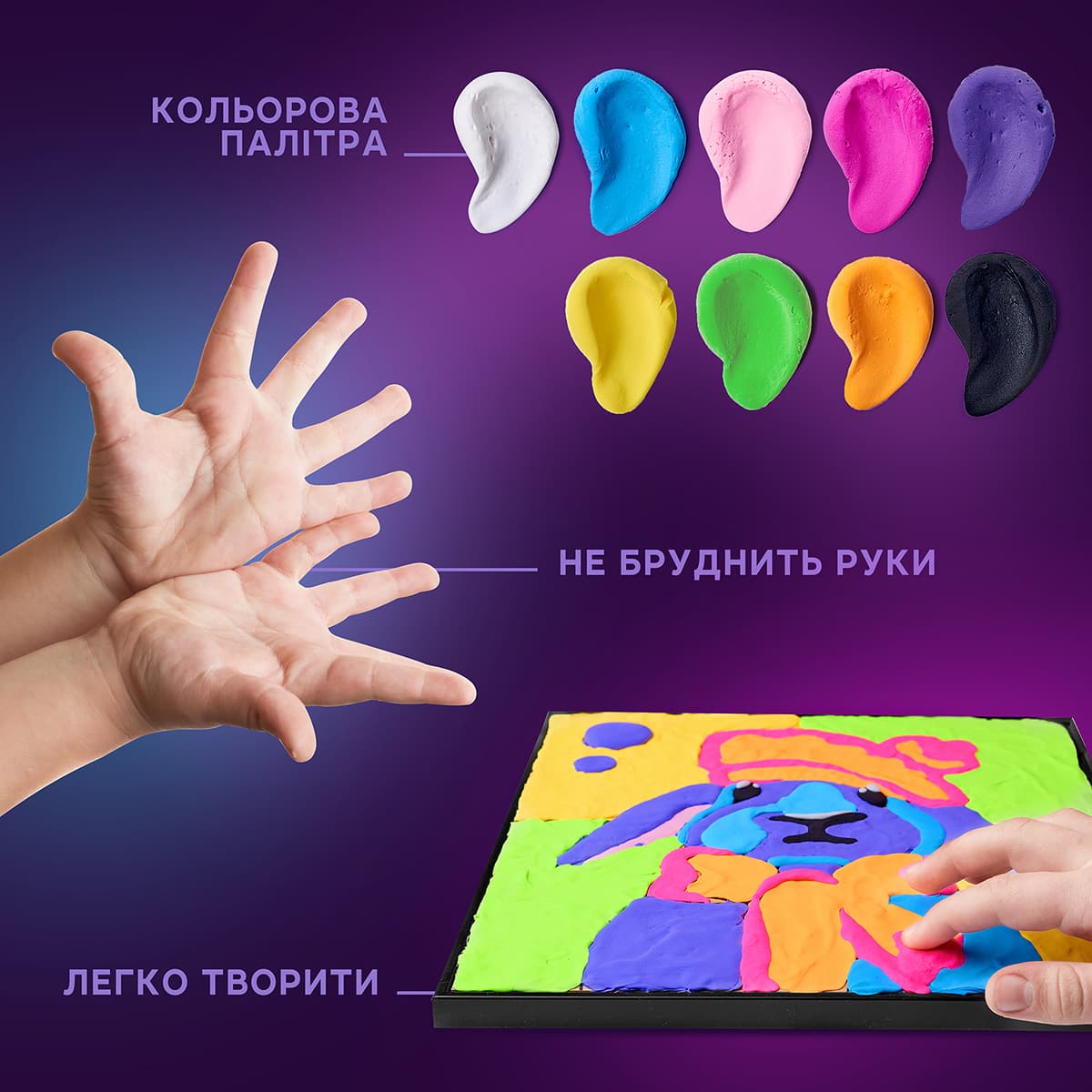 Набір для створення об'ємної картини за номерами ОКТО Bunny 29х29, 20004 — фото 4