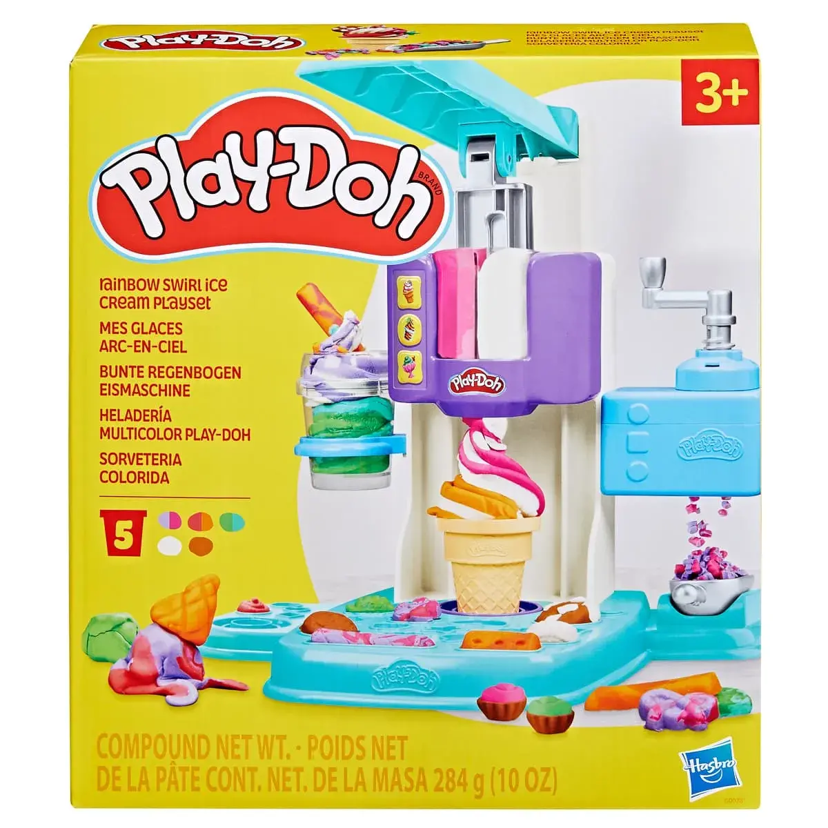 Набір для творчості Play-Doh Веселковий вихор морозива, G0028