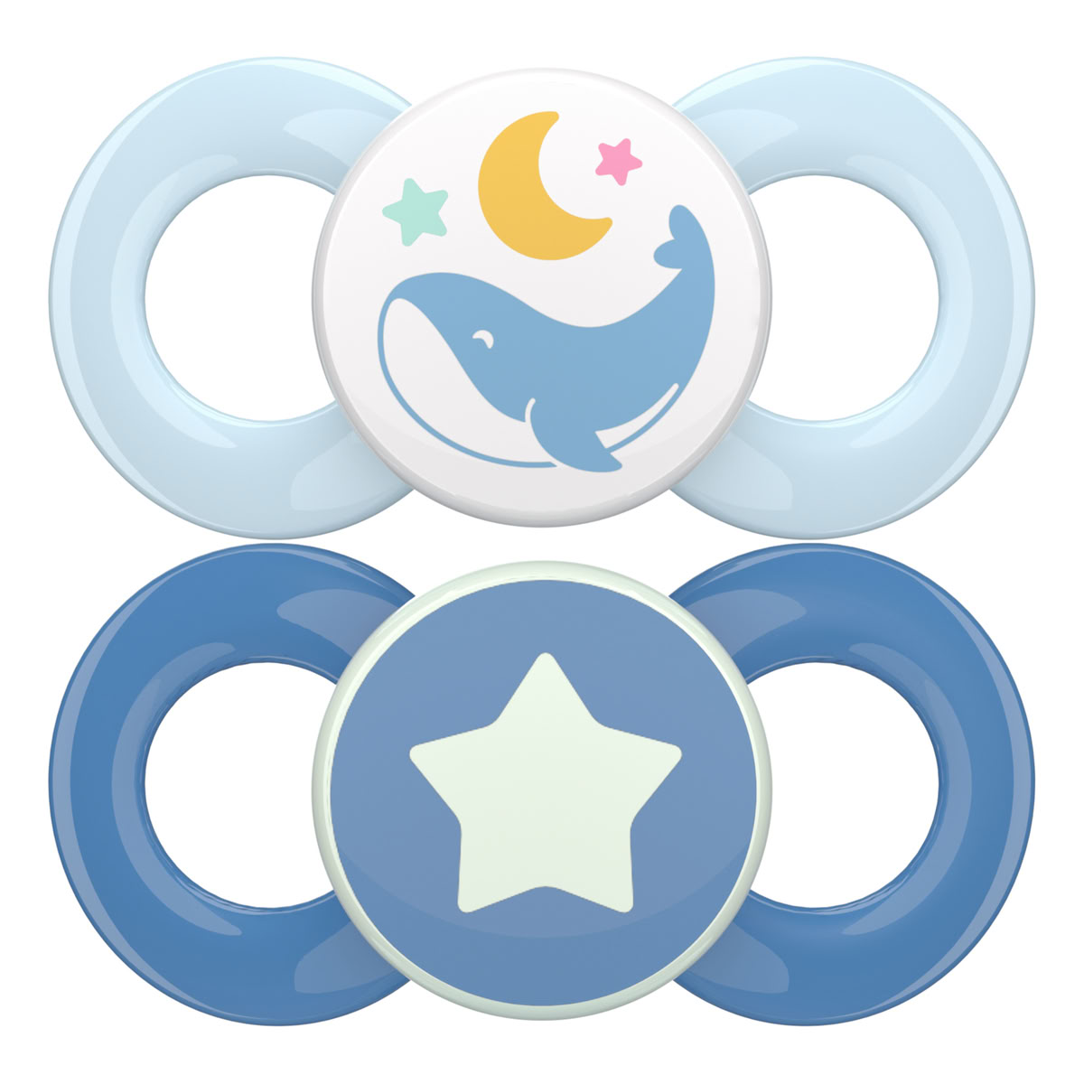 Набір пустушок Dentistar Day-Night Big Boy 6+ 2 шт 26294-1