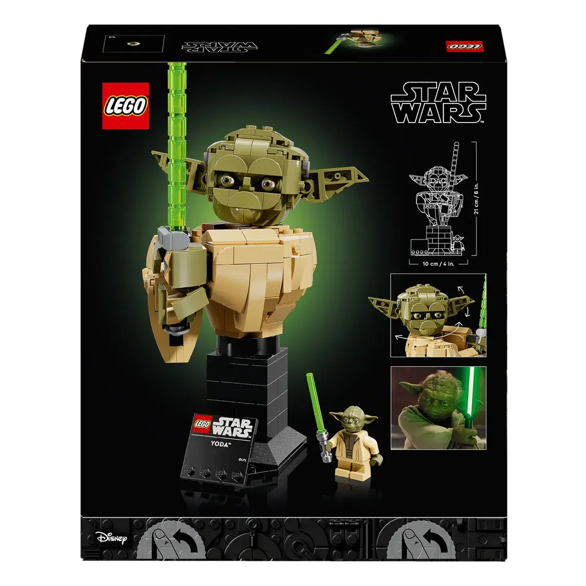 LEGO Star Wars Погруддя Йоди 75438 — фото 9