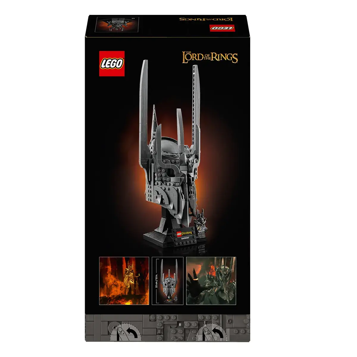 LEGO ICONS Володар перснів: шолом Саурона 11373 — фото 8