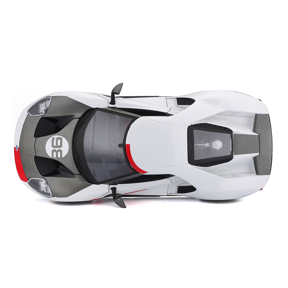 Автомодель Maisto Ford GT Heritage 2021, 1:18, 31390WHITE — фото 9
