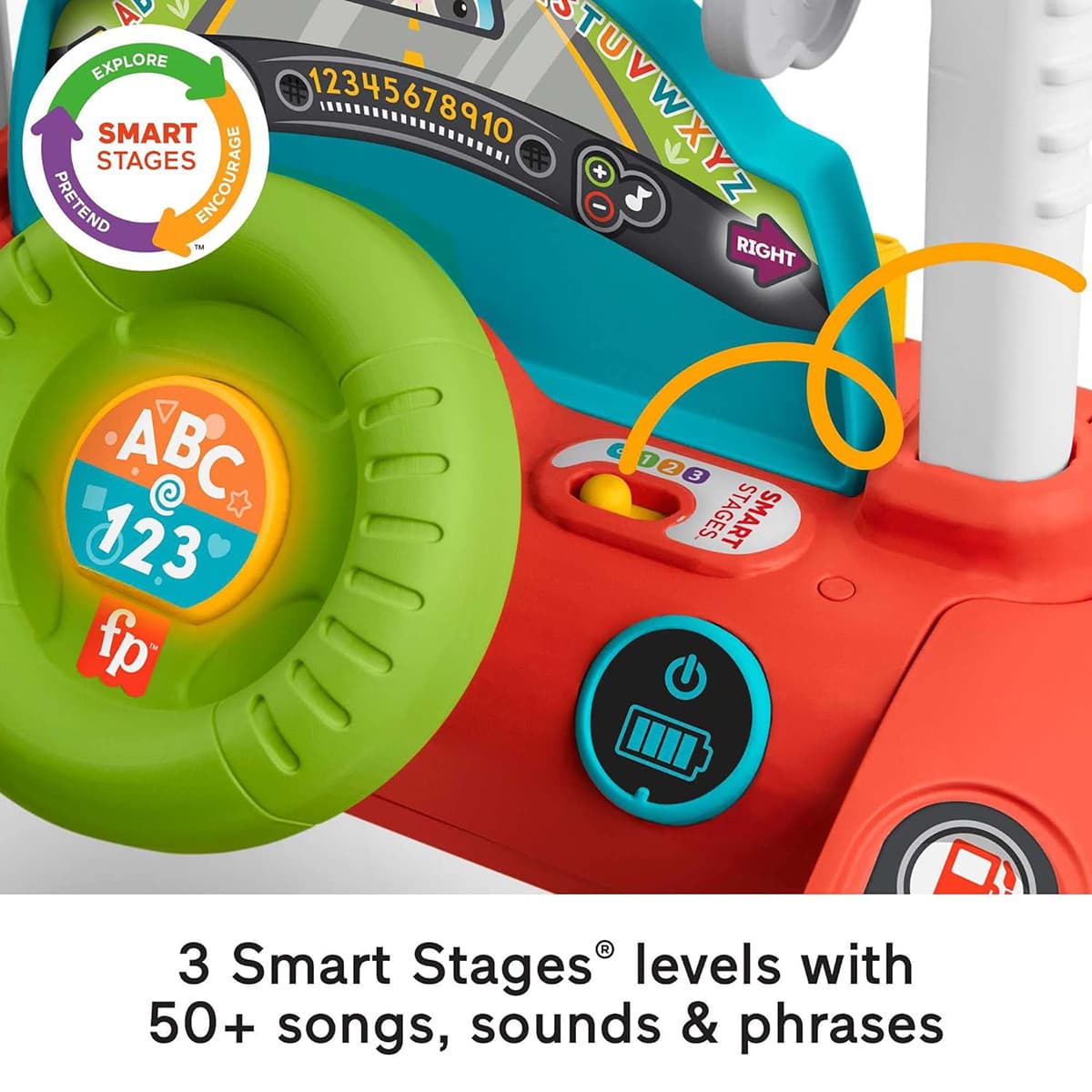 Інтерактивні ходунки Fisher-Price 2-Sided Steady Speed Walker, HJP47 — фото 3