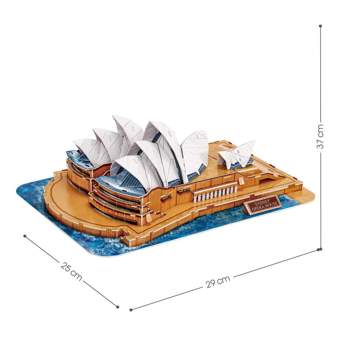 Конструктор-головоломка Cubic Fun 3D Puzzle National Geographic Сідней 85 ел — фото 3