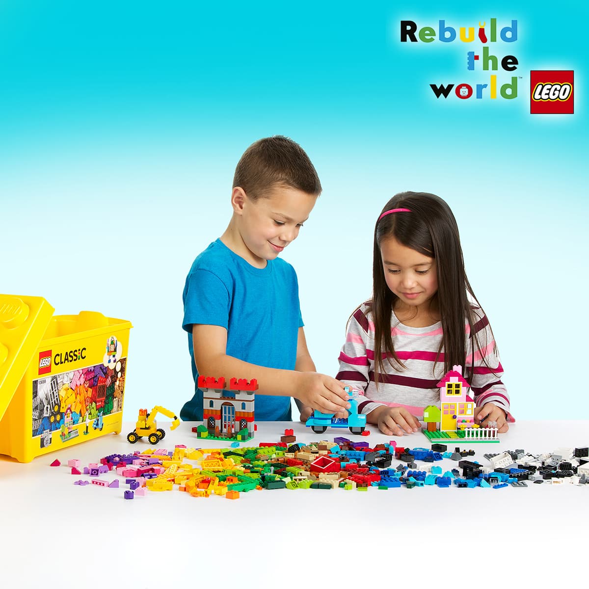 LEGO Classic Коробка кубиків LEGO® для творчого конструювання, великого розміру 10698 — фото 2