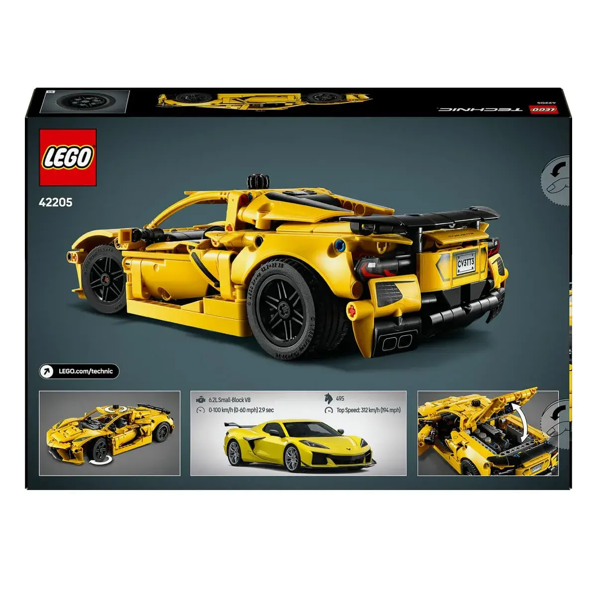 LEGO Technic Chevrolet Corvette Stingray 42205 — фото 3