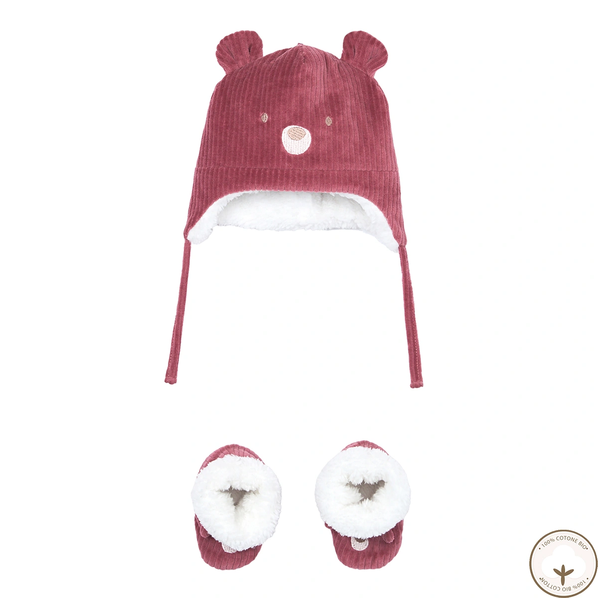 Комплект Blukids Bio Cotton Шапка Пінетки 6497327, р. 1
