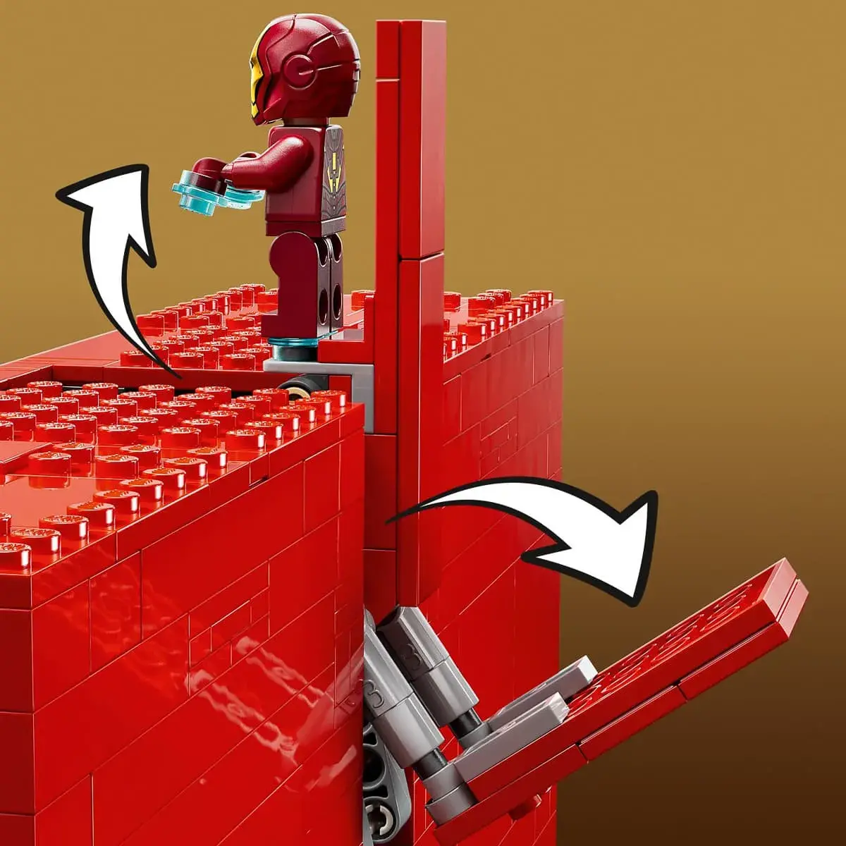 LEGO Marvel Логотип та мініфігурки MARVEL 76313 — фото 6