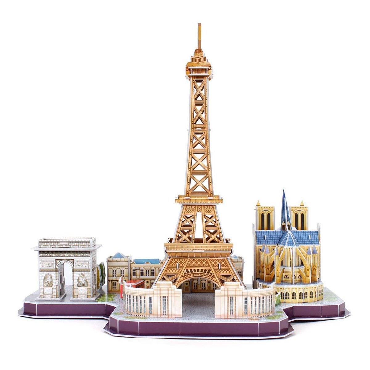 3D пазл-конструктор Cubic Fun City Line Paris 114 деталей, MC254H — фото 8