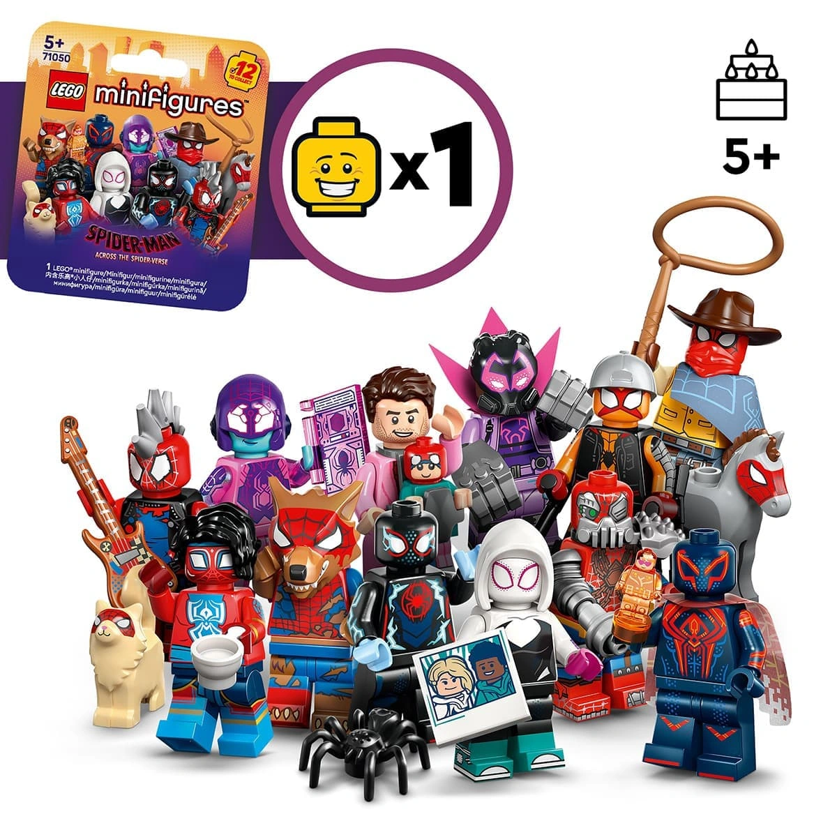 LEGO Minifigures Мініфігурки Людина-павук: Крізь Всесвіт 71050 — фото 21