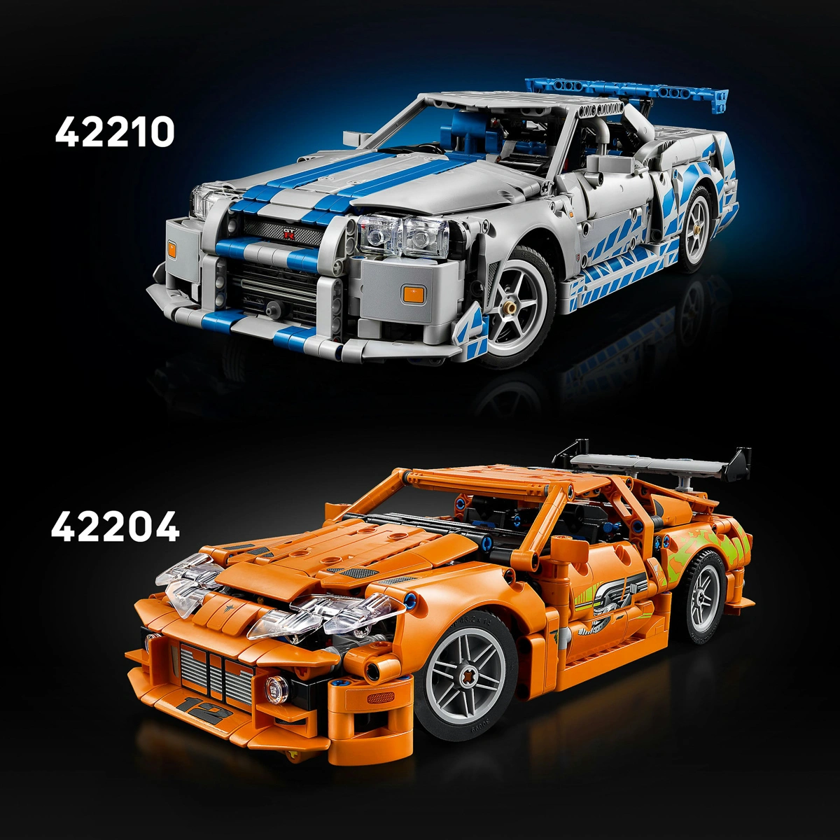 LEGO Technic Подвійний форсаж Автомобіль Nissan Skyline GT-R (R34) 42210 — фото 16